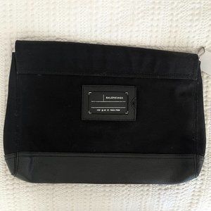 Balenciaga Vintage Canvas Clutch Bag